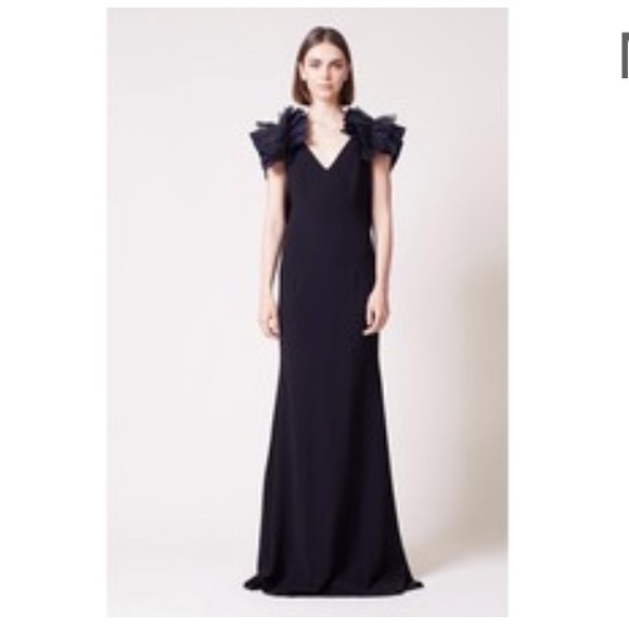 Sachin & Babi mirabella gown, long black formal dress - Picture 1 of 7
